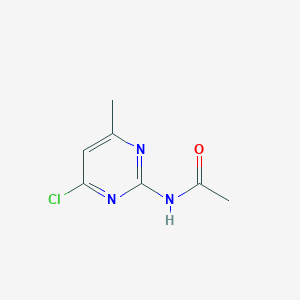 molecular formula C7H8ClN3O B2942507 N-(4-chloro-6-methylpyrimidin-2-yl)acetamide CAS No. 89694-98-4
