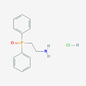 2-Diphenylphosphorylethanamine;hydrochloride