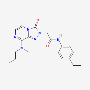 N-(4-ethylphenyl)-2-(8-(methyl(propyl)amino)-3-oxo-[1,2,4]triazolo[4,3-a]pyrazin-2(3H)-yl)acetamide