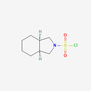 molecular formula C8H14ClNO2S B2942523 rac-(3aR,7aS)-octahydro-1H-isoindole-2-sulfonyl chloride, cis CAS No. 1846738-42-8