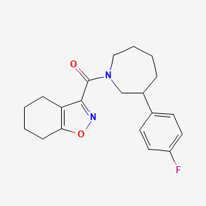 (3-(4-Fluorophenyl)azepan-1-yl)(4,5,6,7-tetrahydrobenzo[d]isoxazol-3-yl)methanone