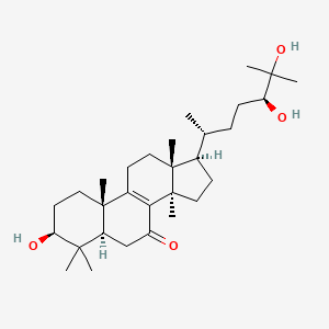 (3S,5R,10S,13R,14R,17R)-17-[(2R,5S)-5,6-Dihydroxy-6-methylheptan-2-yl]-3-hydroxy-4,4,10,13,14-pentamethyl-1,2,3,5,6,11,12,15,16,17-decahydrocyclopenta[a]phenanthren-7-one