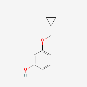 molecular formula C10H12O2 B2942581 3-(Cyclopropylmethoxy)phenol CAS No. 1154342-71-8