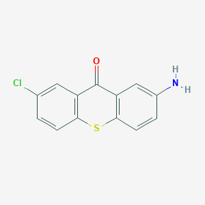 molecular formula C13H8ClNOS B2942625 2-amino-7-chloro-9H-thioxanthen-9-one CAS No. 78160-13-1