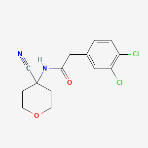 N-(4-cyanooxan-4-yl)-2-(3,4-dichlorophenyl)acetamide