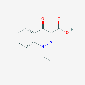 molecular formula C11H10N2O3 B2942631 1-Ethyl-4-oxo-1,4-dihydrocinnoline-3-carboxylic acid CAS No. 719-58-4
