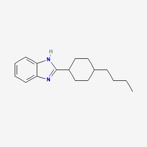 molecular formula C17H24N2 B2942635 2-(4-butylcyclohexyl)-1H-1,3-benzodiazole CAS No. 571155-14-1