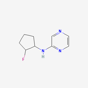 N-(2-fluorocyclopentyl)pyrazin-2-amine