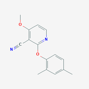 2-(2,4-Dimethylphenoxy)-4-methoxynicotinonitrile