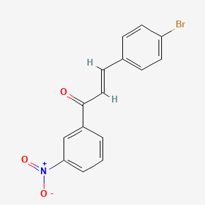 molecular formula C15H10BrNO3 B2942667 (2E)-3-(4-溴苯基)-1-(3-硝基苯基)丙-2-烯-1-酮 CAS No. 131497-21-7