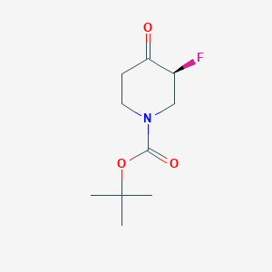 molecular formula C10H16FNO3 B2942677 tert-butyl (3S)-3-fluoro-4-oxopiperidine-1-carboxylate CAS No. 1450879-67-0