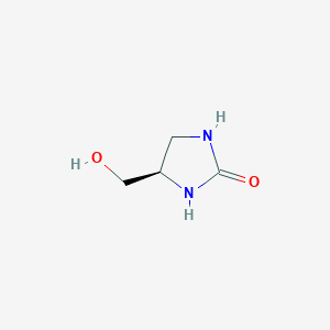 molecular formula C4H8N2O2 B2942716 (R)-4-(Hydroxymethyl)imidazolidin-2-one CAS No. 2248182-92-3