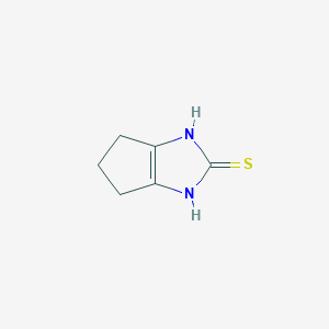 molecular formula C6H8N2S B2942731 1H,4H,5H,6H-cyclopenta[d]imidazole-2-thiol CAS No. 10442-99-6