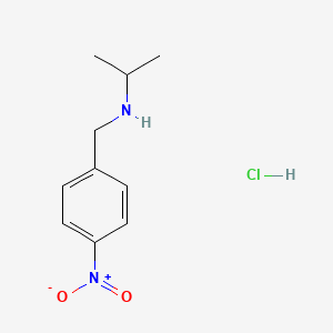 molecular formula C10H15ClN2O2 B2942741 [(4-Nitrophenyl)methyl](propan-2-yl)amine hydrochloride CAS No. 111961-43-4