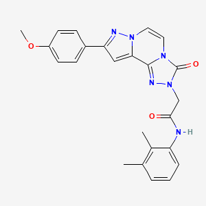 molecular formula C24H22N6O3 B2942756 N-(2,3-dimethylphenyl)-2-(9-(4-methoxyphenyl)-3-oxopyrazolo[1,5-a][1,2,4]triazolo[3,4-c]pyrazin-2(3H)-yl)acetamide CAS No. 1207049-04-4