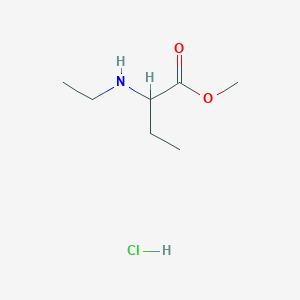 Methyl 2-(ethylamino)butanoate;hydrochloride