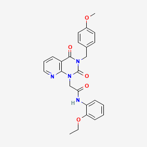 N-(2-ethoxyphenyl)-2-{3-[(4-methoxyphenyl)methyl]-2,4-dioxo-1H,2H,3H,4H-pyrido[2,3-d]pyrimidin-1-yl}acetamide