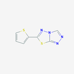 6-(2-Thienyl)[1,2,4]triazolo[3,4-b][1,3,4]thiadiazole