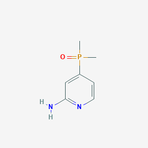 molecular formula C7H11N2OP B2942854 (2-氨基吡啶-4-基)二甲基氧化膦 CAS No. 2361977-47-9