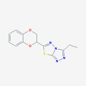 6-(2,3-Dihydro-1,4-benzodioxin-2-yl)-3-ethyl[1,2,4]triazolo[3,4-b][1,3,4]thiadiazole