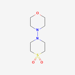 4-Morpholino-1lambda~6~,4-thiazinane-1,1-dione