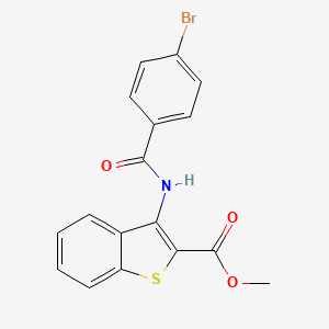 Methyl 3-(4-bromobenzamido)benzo[b]thiophene-2-carboxylate