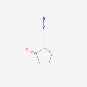 2-Methyl-2-(2-oxocyclopentyl)propanenitrile