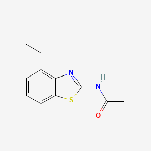 molecular formula C11H12N2OS B2942895 N-(4-Ethyl-2-benzothiazolyl)acetamide CAS No. 892852-92-5