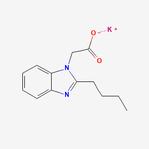 molecular formula C13H15KN2O2 B2942937 potassium 2-(2-butyl-1H-1,3-benzodiazol-1-yl)acetate CAS No. 1007192-04-2