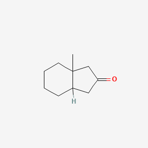 molecular formula C10H16O B2943102 2H-Inden-2-one, octahydro-3a-methyl-, cis- CAS No. 13351-29-6