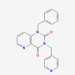 molecular formula C20H16N4O2 B2943144 1-苄基-3-(吡啶-4-基甲基)吡啶并[3,2-d]嘧啶-2,4(1H,3H)-二酮 CAS No. 941990-56-3