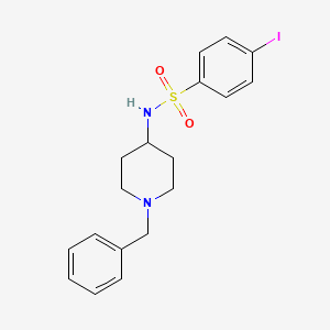N-(1-benzyl-4-piperidinyl)-4-iodobenzenesulfonamide