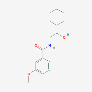 molecular formula C16H23NO3 B2943168 N-(2-cyclohexyl-2-hydroxyethyl)-3-methoxybenzamide CAS No. 1351616-58-4