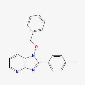 molecular formula C20H17N3O B2943171 1-(benzyloxy)-2-(4-methylphenyl)-1H-imidazo[4,5-b]pyridine CAS No. 339026-82-3
