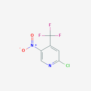 molecular formula C6H2ClF3N2O2 B2943173 2-Chloro-5-nitro-4-(trifluoromethyl)pyridine CAS No. 1805474-60-5
