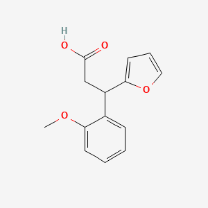 3-(Furan-2-yl)-3-(2-methoxyphenyl)propanoic acid