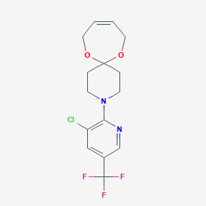 3-[3-Chloro-5-(trifluoromethyl)pyridin-2-yl]-7,12-dioxa-3-azaspiro[5.6]dodec-9-ene