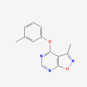 3-Methyl-4-(3-methylphenoxy)isoxazolo[5,4-d]pyrimidine