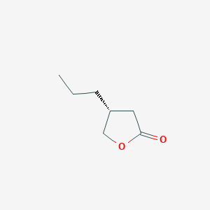 molecular formula C7H12O2 B2943262 (R)-4-Propyldihydrofuran-2(3H)-one CAS No. 63095-51-2