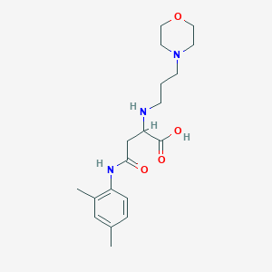 4-((2,4-Dimethylphenyl)amino)-2-((3-morpholinopropyl)amino)-4-oxobutanoic acid