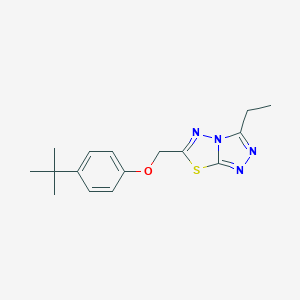 6-[(4-Tert-butylphenoxy)methyl]-3-ethyl[1,2,4]triazolo[3,4-b][1,3,4]thiadiazole