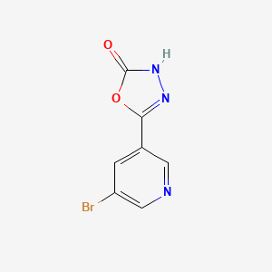 5-(5-bromopyridin-3-yl)-1,3,4-oxadiazol-2(3H)-one