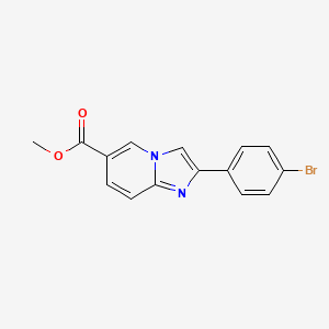 Methyl 2-(4-bromophenyl)imidazo[1,2-a]pyridine-6-carboxylate