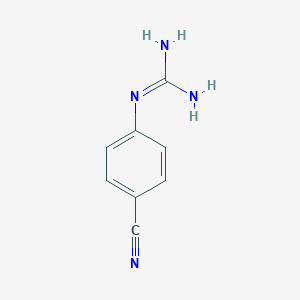 molecular formula C8H8N4 B029434 1-(4-Cyanophenyl)guanidine CAS No. 5637-42-3