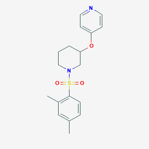 4-((1-((2,4-Dimethylphenyl)sulfonyl)piperidin-3-yl)oxy)pyridine