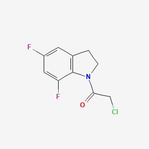 2-Chloro-1-(5,7-difluoro-2,3-dihydroindol-1-yl)ethanone