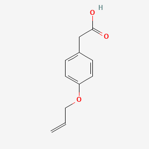 molecular formula C11H12O3 B2943424 4-烯丙氧基苯乙酸 CAS No. 72224-22-7