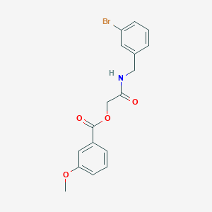2-((3-Bromobenzyl)amino)-2-oxoethyl 3-methoxybenzoate