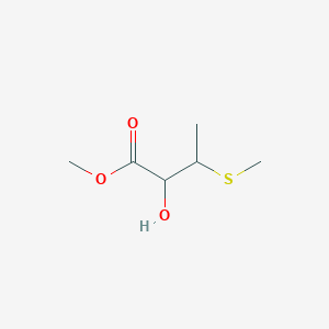 molecular formula C6H12O3S B2943521 Methyl 2-hydroxy-3-methylsulfanylbutanoate CAS No. 2352665-49-5