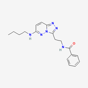 N-(2-(6-(butylamino)-[1,2,4]triazolo[4,3-b]pyridazin-3-yl)ethyl)benzamide